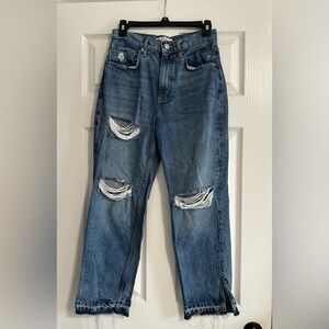 Free People Lita High Waisted Slim Jeans Size 26